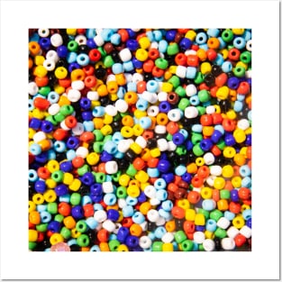 Colourful Beads Posters and Art